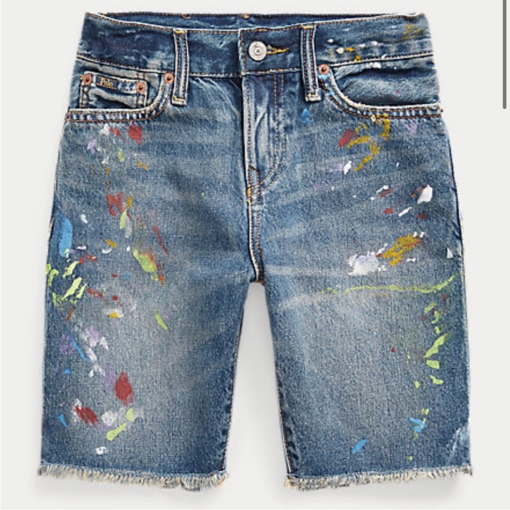 Ralph Lauren Sullivan Paint Splatter Shorts - 18